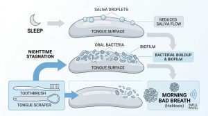 Dry Mouth at Night and Morning Bad Breath